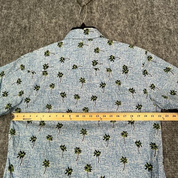 Hawks Bay Shirt Mens Extra Large Hawaiian Resort‎ Palm Button-Front Camp Cabana - Picture 7 of 10